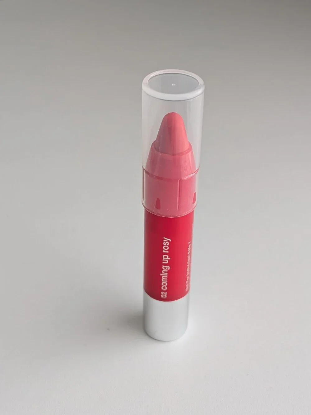 Clinique Chubby Stick Baby Tint Lip Balm 02 Coming Up Rosy Travel Size New .04oz